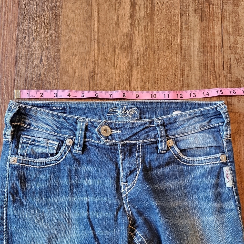 Silver Tuesday Low Rise Flare Denim Jeans - Picture 7 of 12